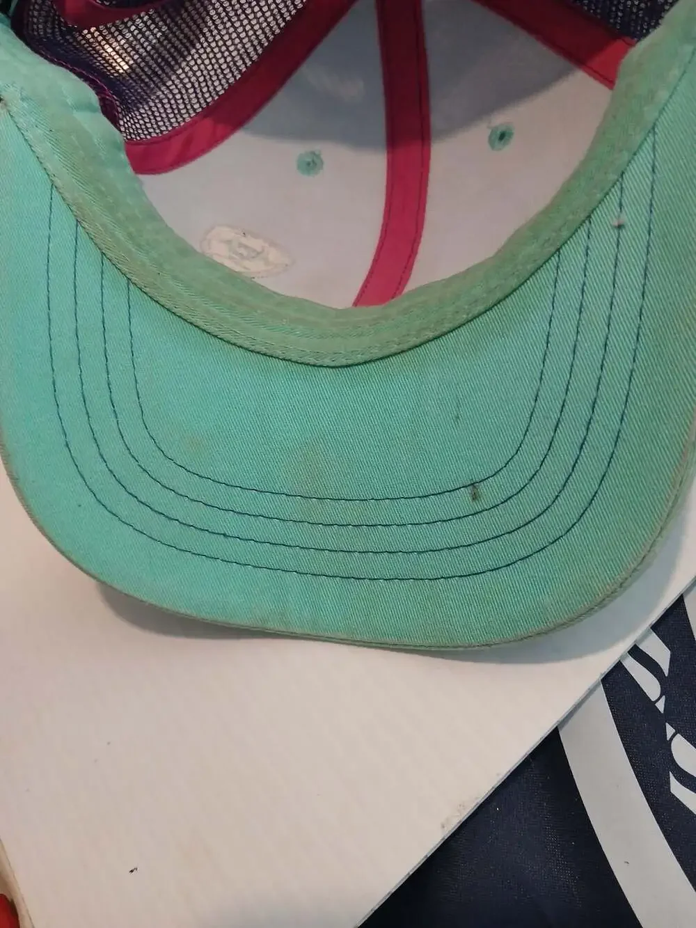 Ariat Trucker Hat One Size Turquoise Purple Pink Snapback Cap